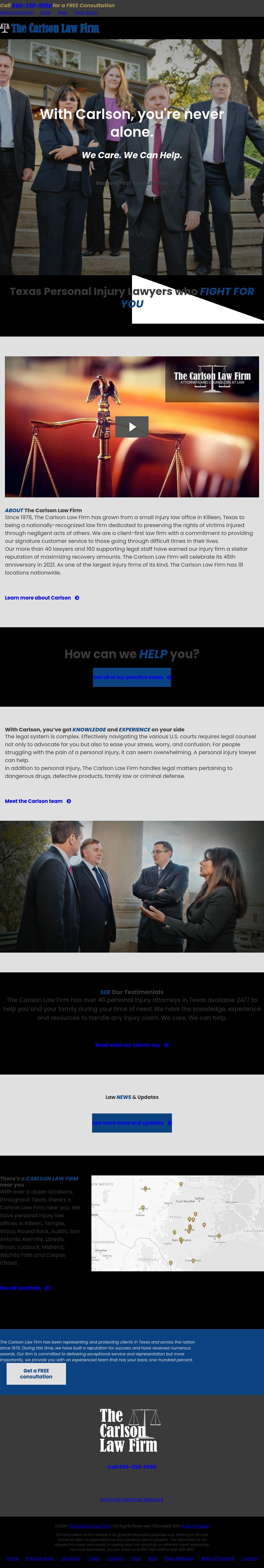 The Carlson Law Firm - San Antonio TX Lawyers