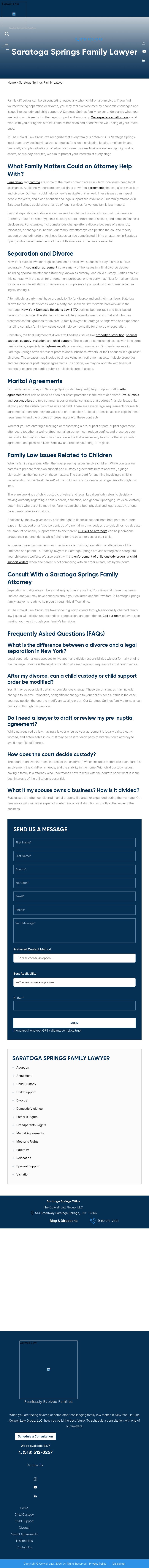 The Colwell Law Group, LLC - Saratoga Springs NY Lawyers