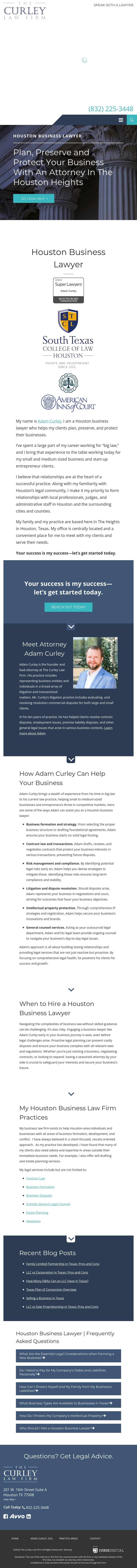 The Curley Law Firm, PLLC - Houston TX Lawyers