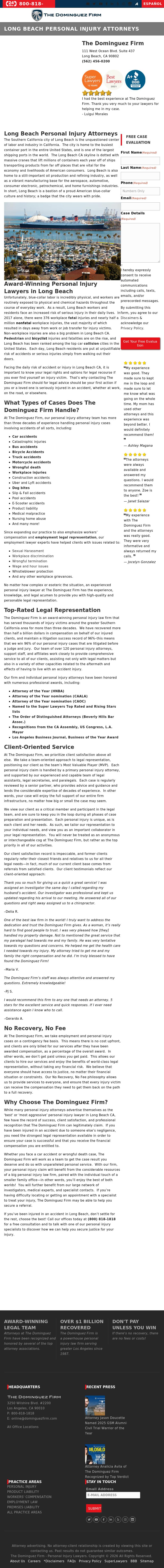 The Dominguez Firm - Long Beach CA Lawyers