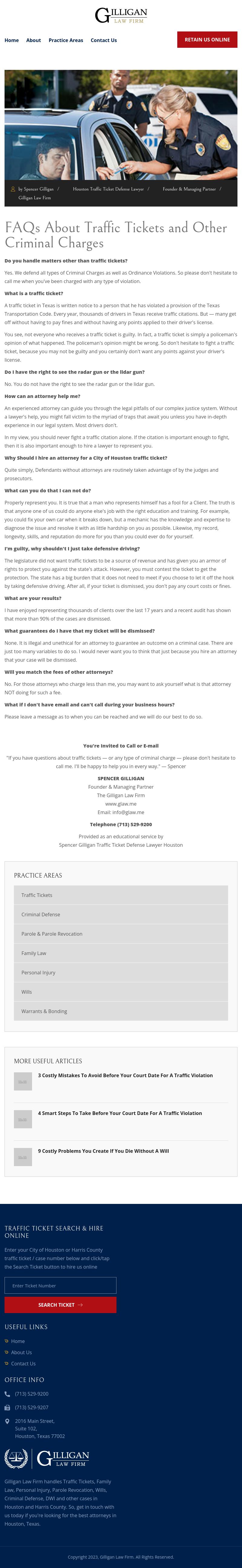 The Gilligan Law Firm - Houston TX Lawyers