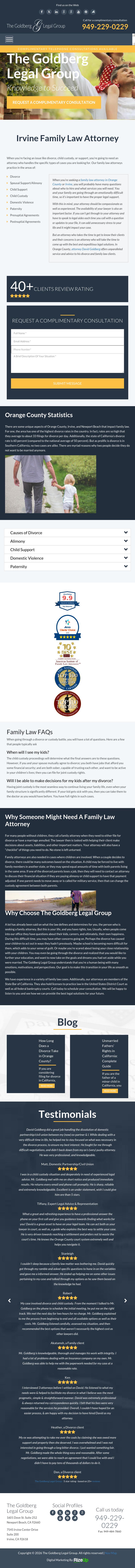 The Goldberg Legal Group - Irvine CA Lawyers