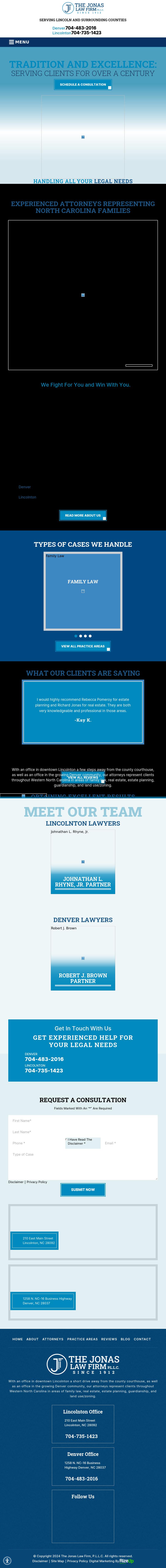 The Jonas Law Firm, P.L.L.C. - Gastonia NC Lawyers