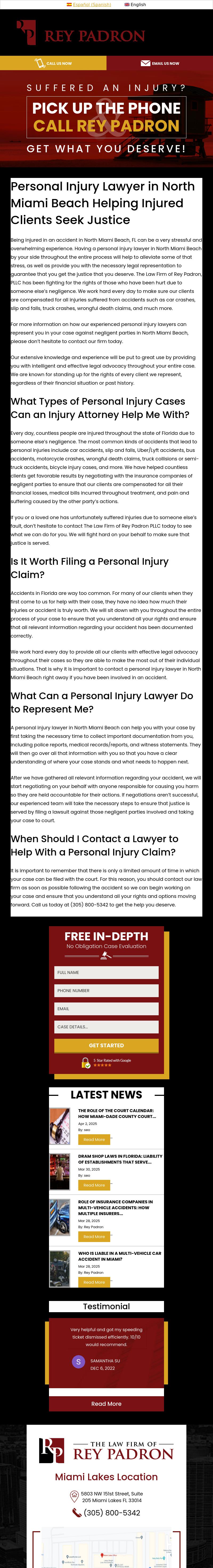 The Law Firm of Rey Padron, PLLC - North Miami Beach FL Lawyers