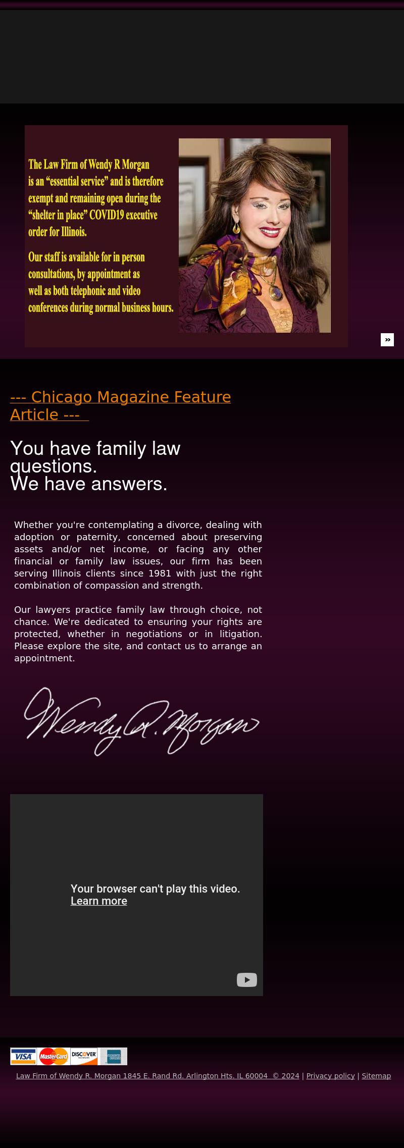 The Law Firm of Wendy R. Morgan - Lincolnshire IL Lawyers