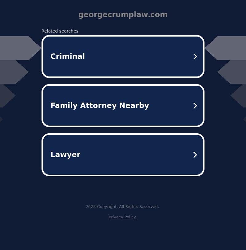The Law Office of George E. Crump, III - Rockingham NC Lawyers