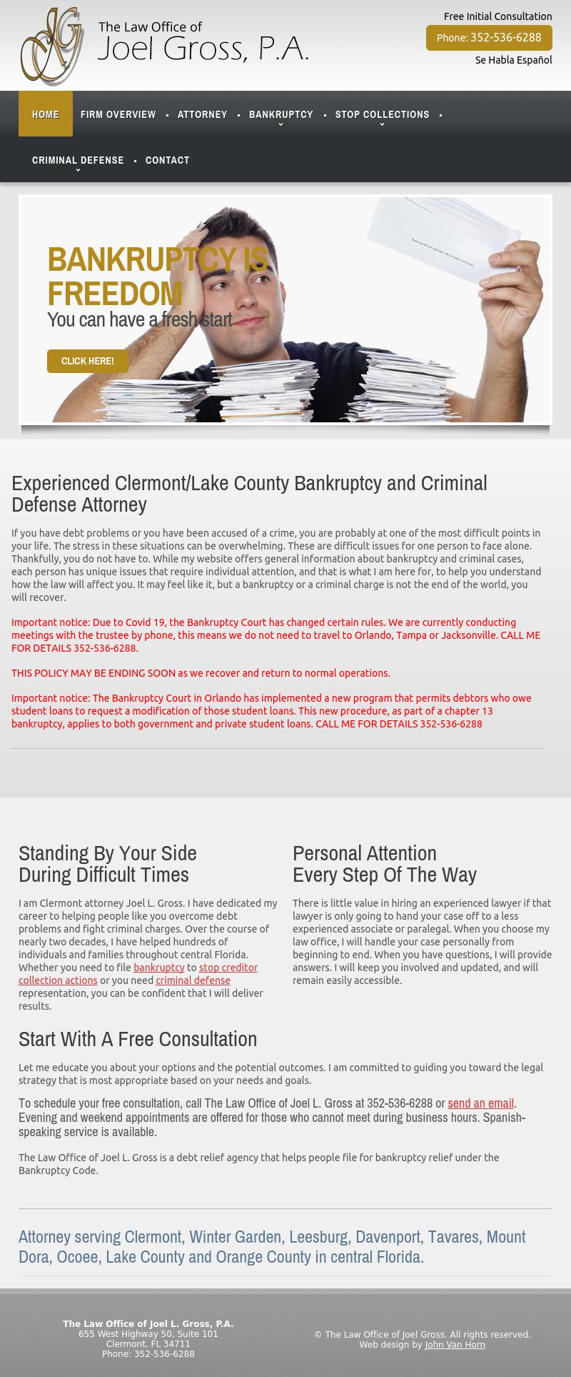 The Law Office of Joel L. Gross, P.A. - Clermont FL Lawyers