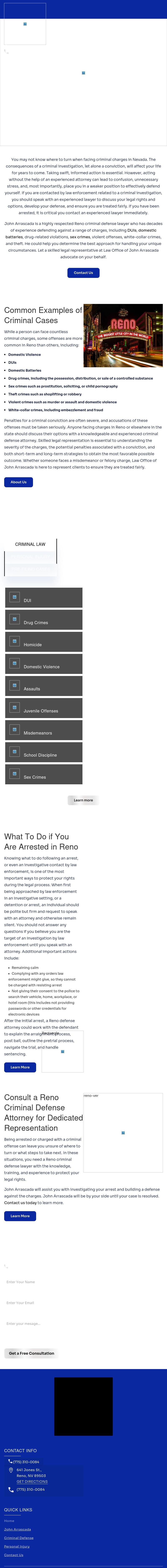 The Law Office of John Arrasacada - Reno NV Lawyers