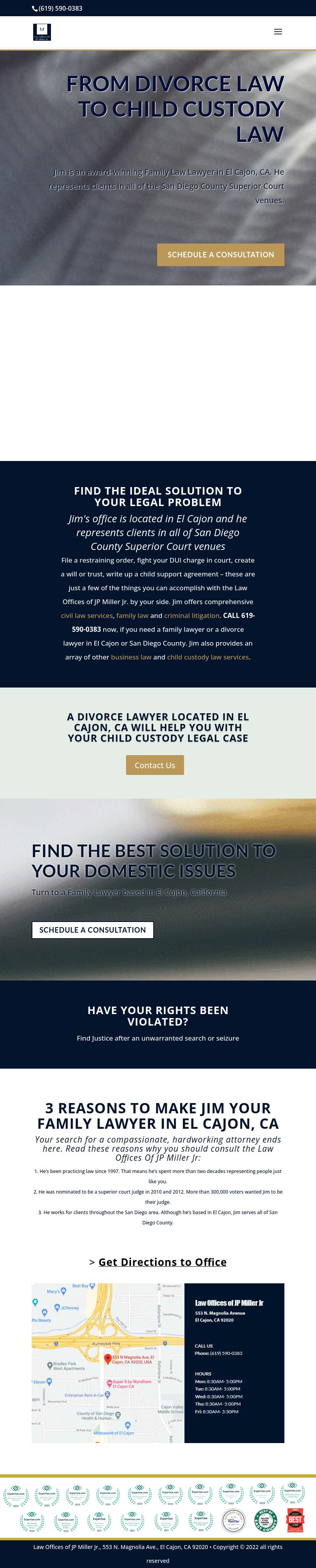 The Law Office Of Jp Miller Jr. - El Cajon CA Lawyers