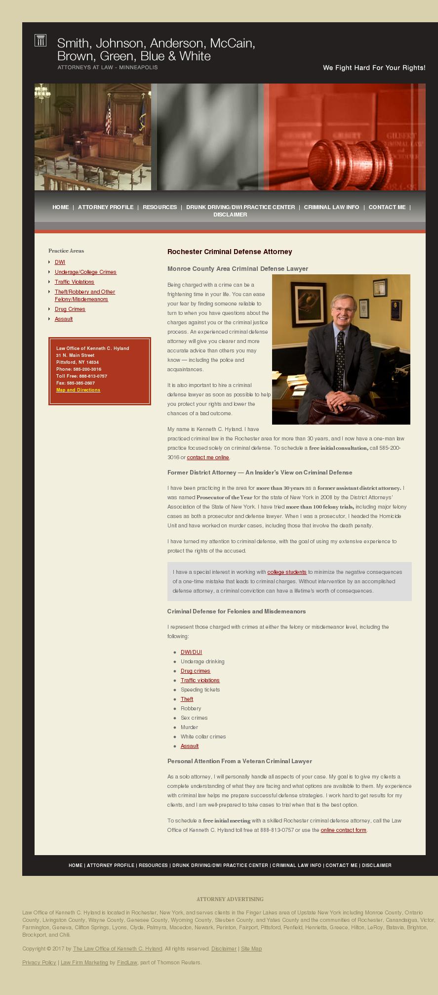 The Law Office of Kenneth C. Hyland - Pittsford NY Lawyers