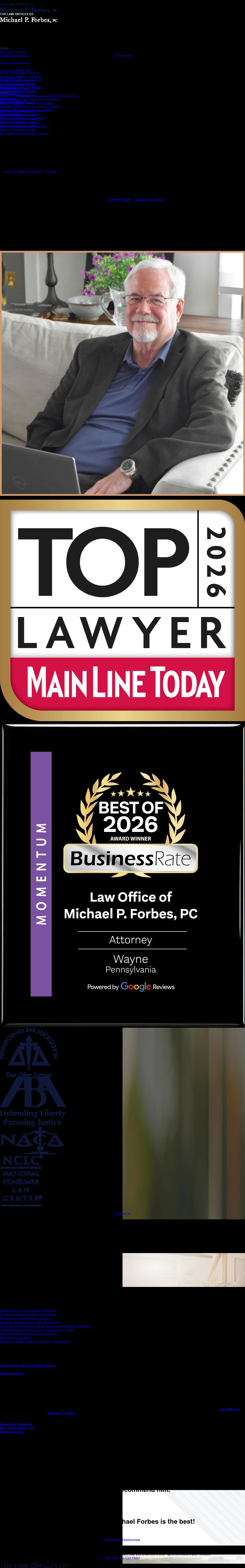The Law Office of Michael P. Forbes, PC - Wayne PA Lawyers