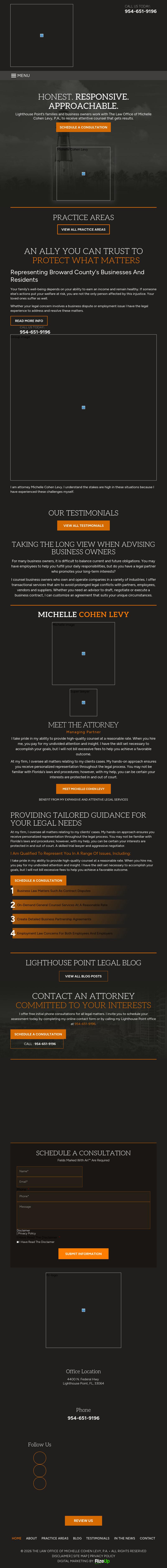 The Law Office of Michelle Cohen Levy, P.A. - Lighthouse Point FL Lawyers