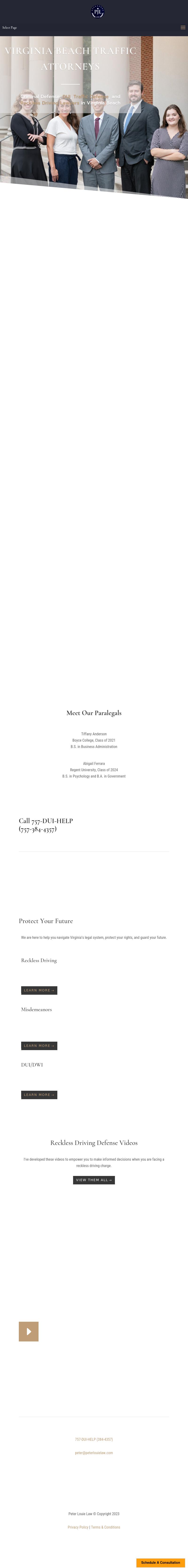 The Law Office of Peter John Louie - Virginia Beach VA Lawyers