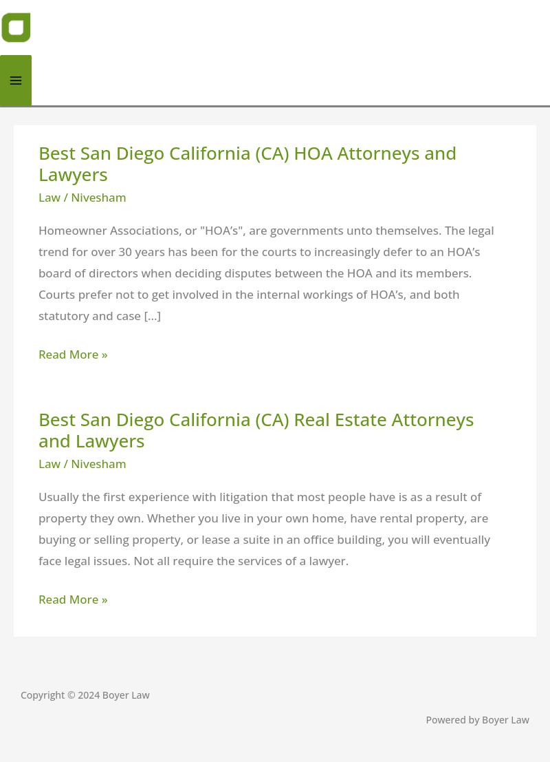 The Law Office of Richard L. Boyer, APC - Solana Beach CA Lawyers