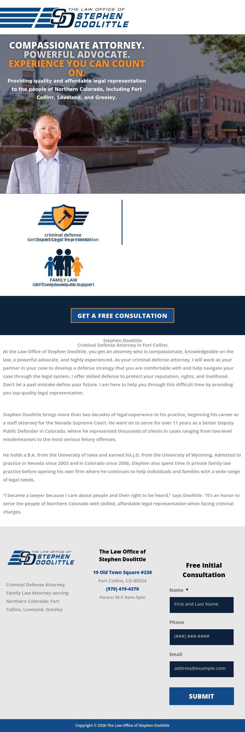 The Law Office of Stephen Doolittle - Fort Collins CO Lawyers