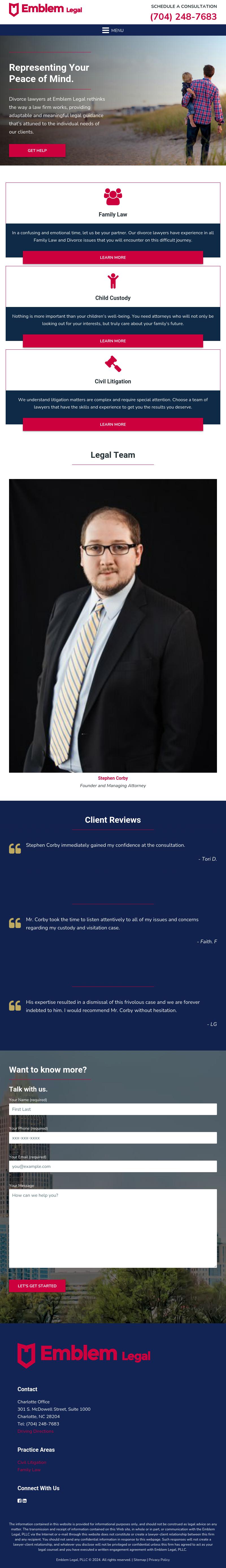 The Law Office of Stephen M. Corby, PPLC - Charlotte NC Lawyers