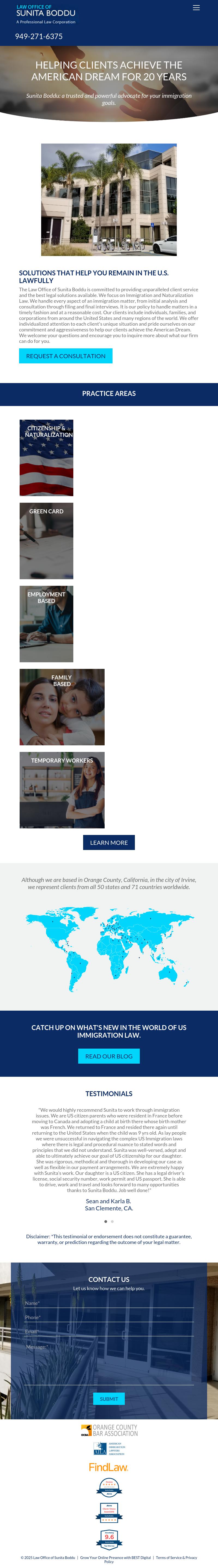 The Law Office of Sunita Boddu - Irvine CA Lawyers