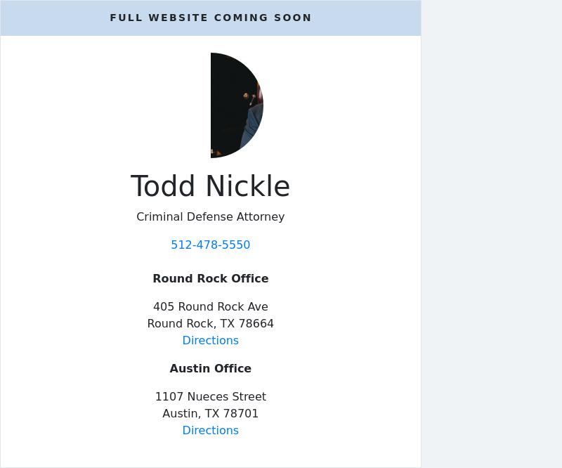 The Law Office of Todd Nickle - Austin TX Lawyers