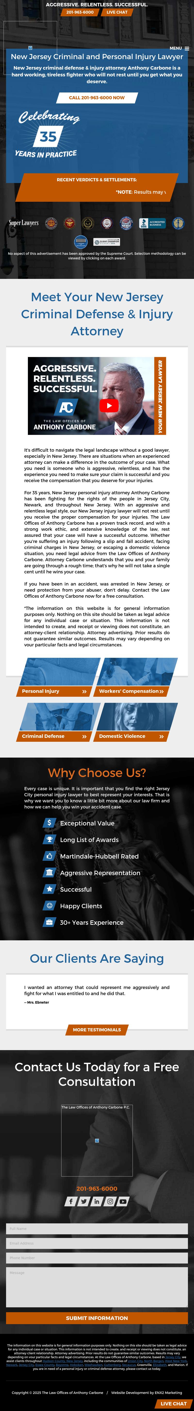 The Law Offices of Anthony Carbone | New Jersey Personal Injury Attorney - Jersey City NJ Lawyers