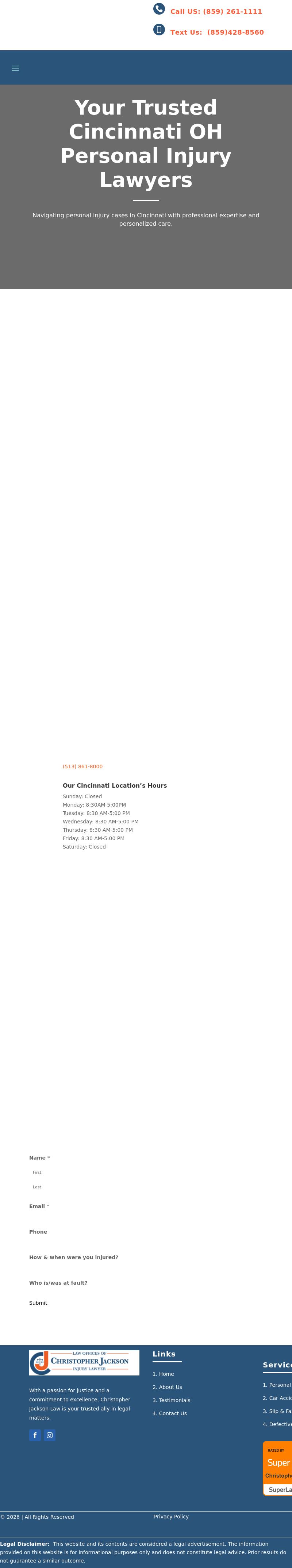 The Law Offices of Christopher Jackson - Cincinnati OH Lawyers