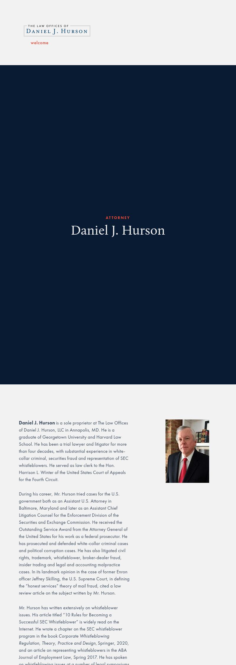 The Law Offices of Daniel J Hurson - Annapolis MD Lawyers