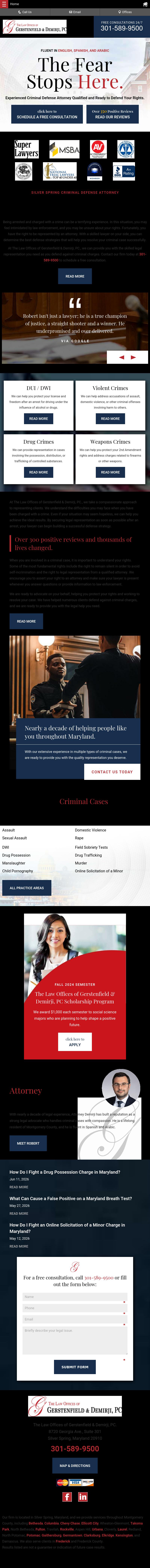 The Law Offices of Gerstenfield & Demirji, PC. - Silver Spring MD Lawyers