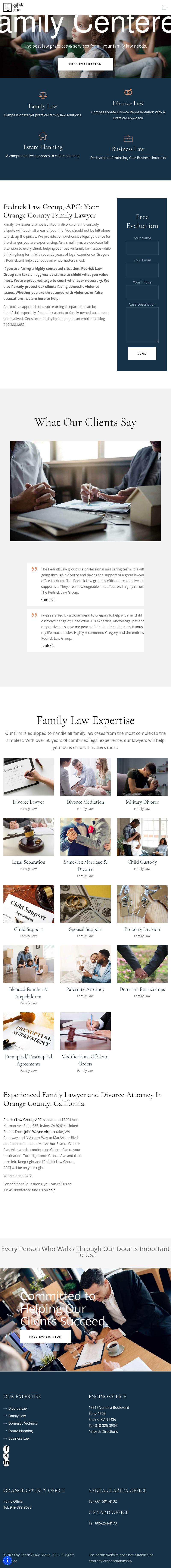 The Law Offices of Gregory J. Pedrick - Encino CA Lawyers