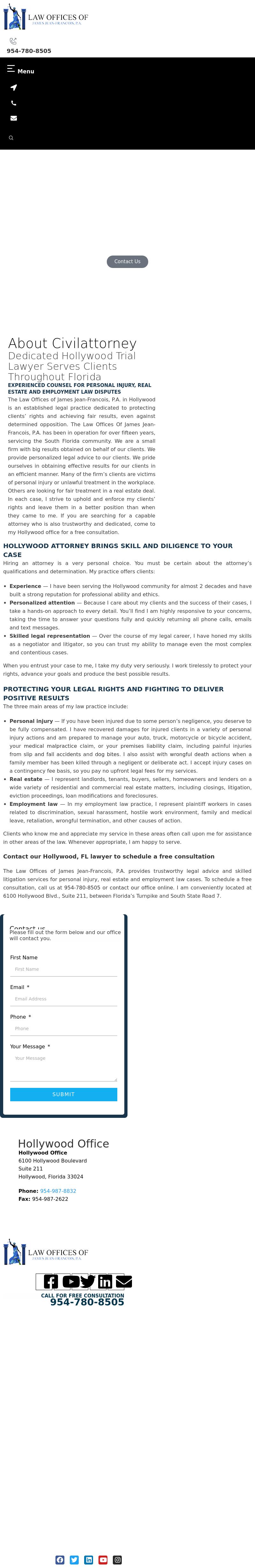 The Law Offices of James Jean-Francois, P.A. - Hollywood FL Lawyers