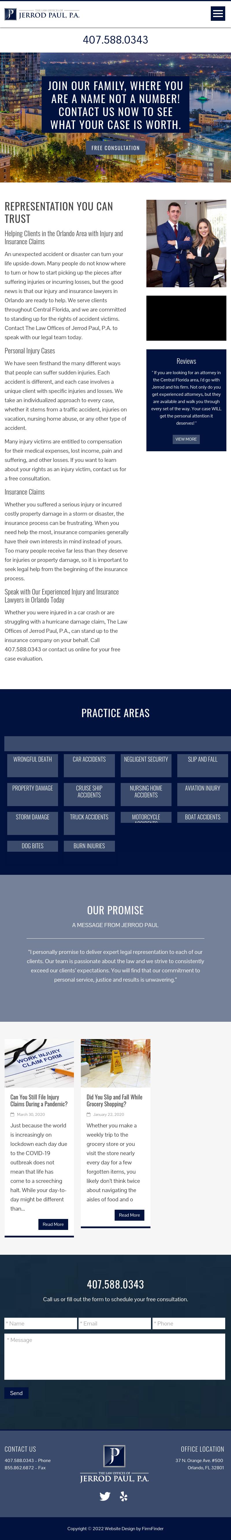The Law Offices of Jerrod Paul - Orlando FL Lawyers
