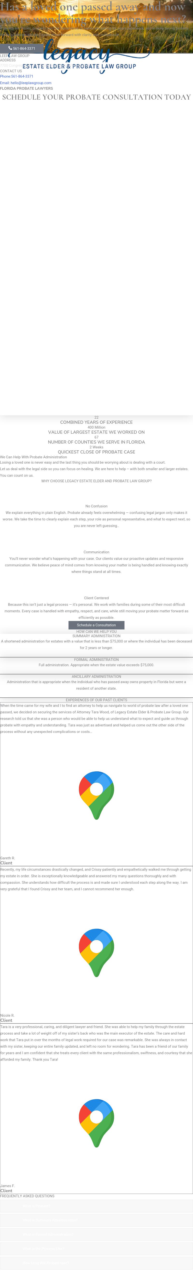 The Legacy Law Firm - Coral Springs FL Lawyers