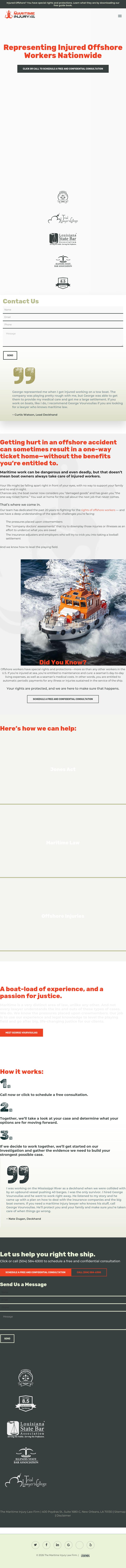 The Maritime Injury Law Firm - New Orleans LA Lawyers