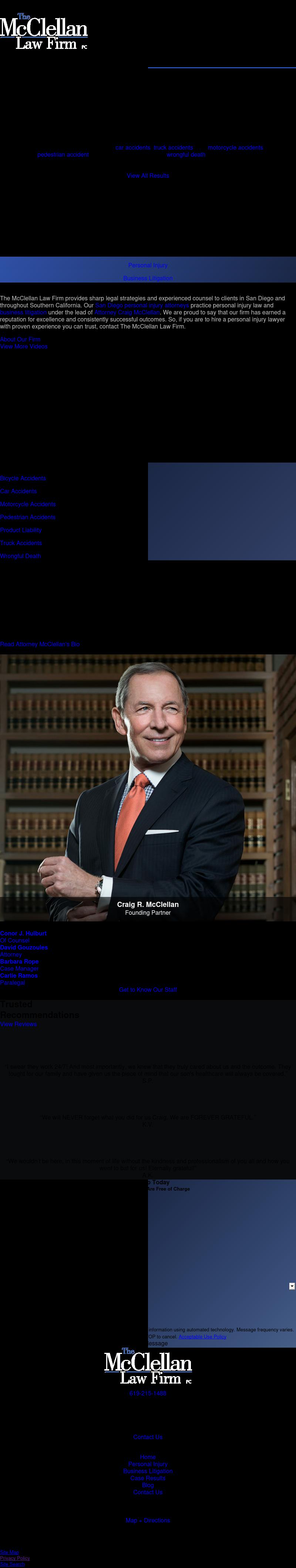 The McClellan Law Firm - San Diego CA Lawyers