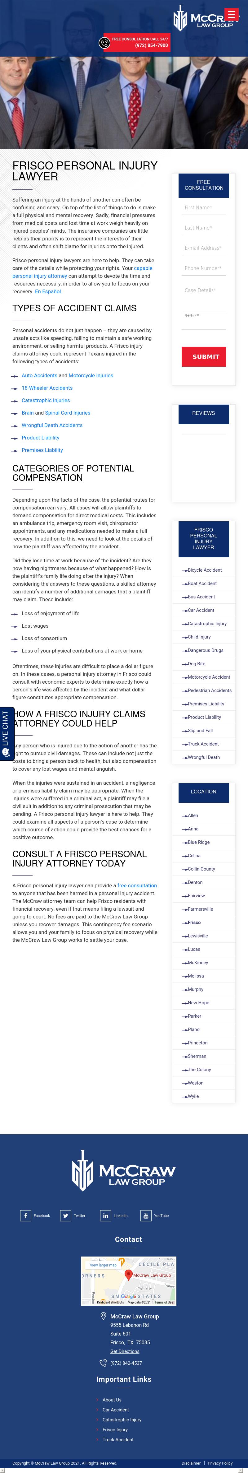 The McCraw Law Group - Frisco TX Lawyers