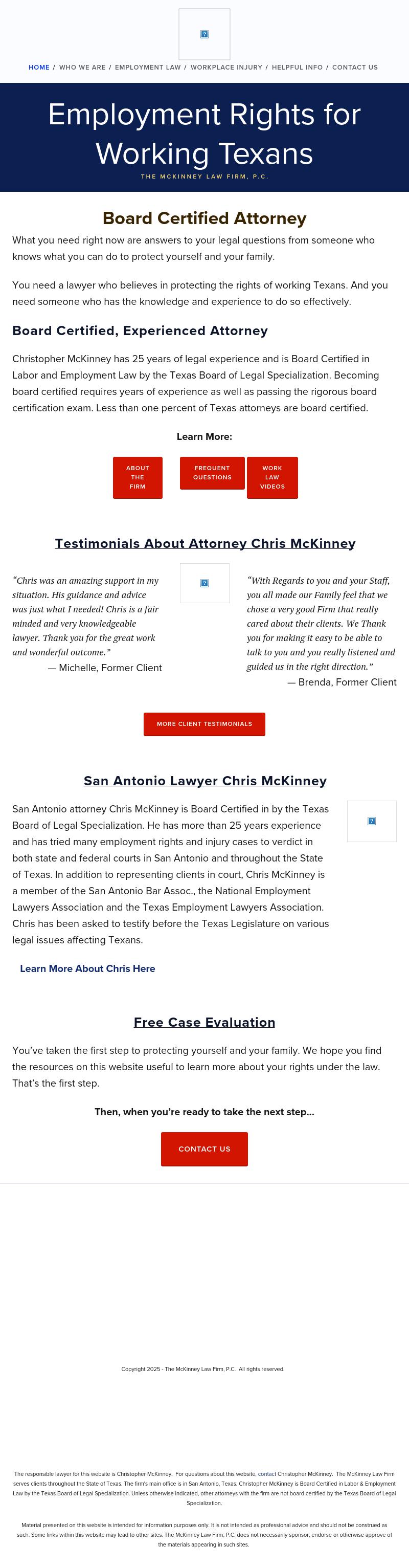 The McKinney Law Firm - San Antonio TX Lawyers