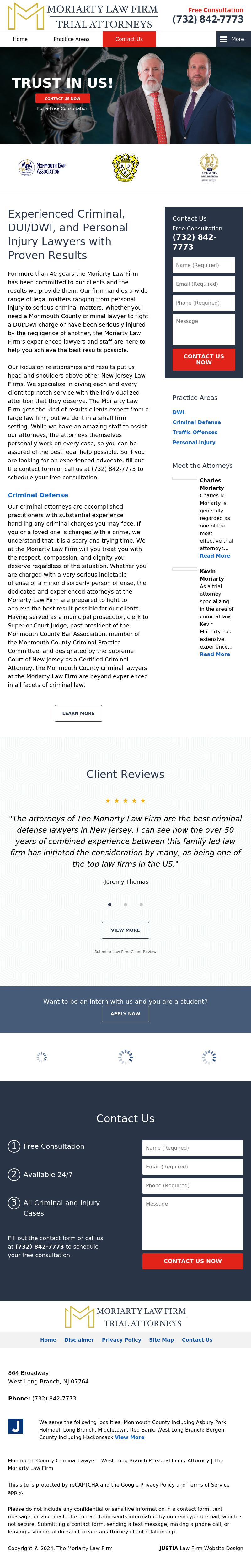 The Moriarty Law Firm - West Long Branch NJ Lawyers
