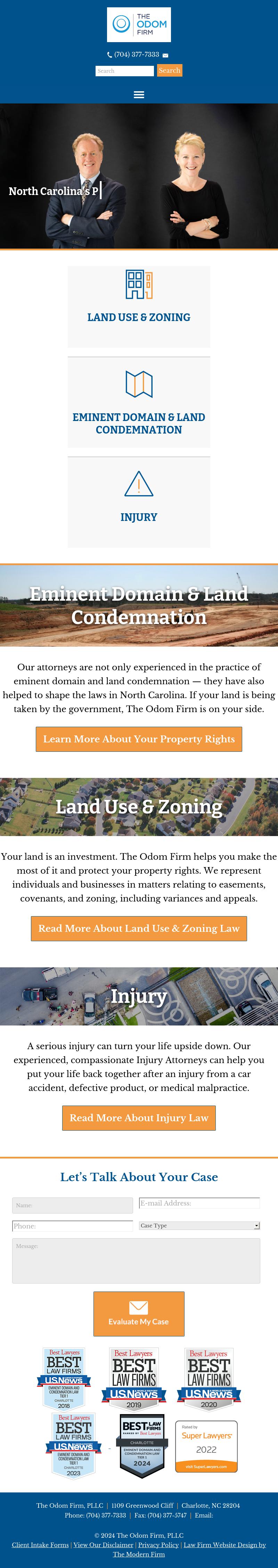 The Odom Firm, PLLC - Charlotte NC Lawyers