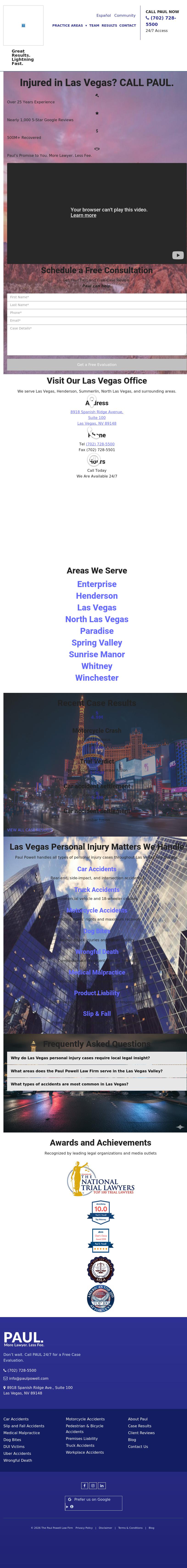 The Paul Powell Law Firm - Las Vegas NV Lawyers