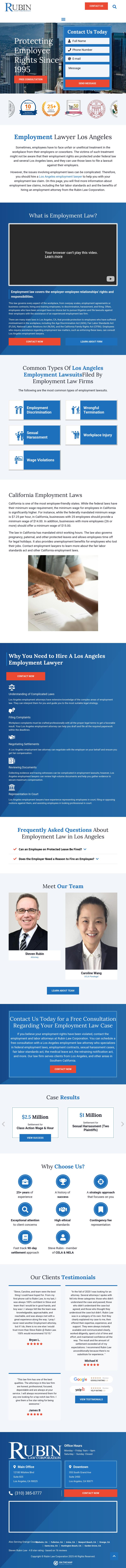 The Rubin Law Corporation - Los Angeles CA Lawyers