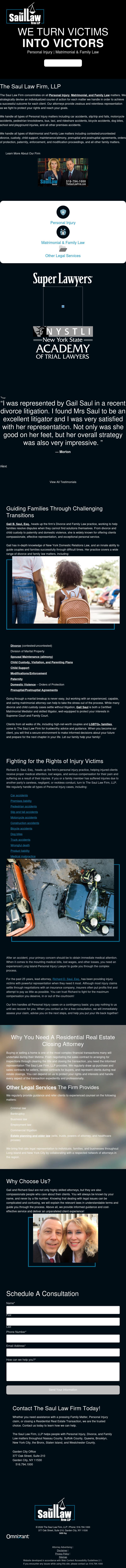 The Saul Law Firm, LLP - Garden City NY Lawyers