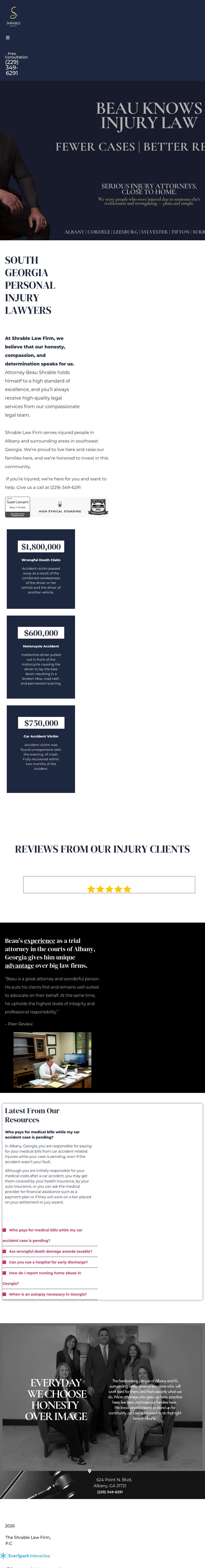 The Shrable Law Firm, P.C. - Albany GA Lawyers