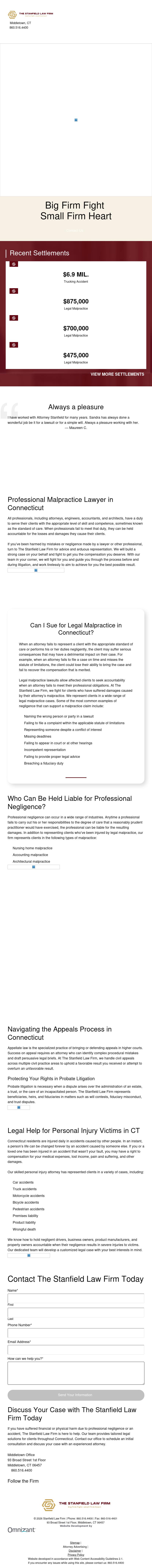 The Stanfield Law Firm - Middletown CT Lawyers