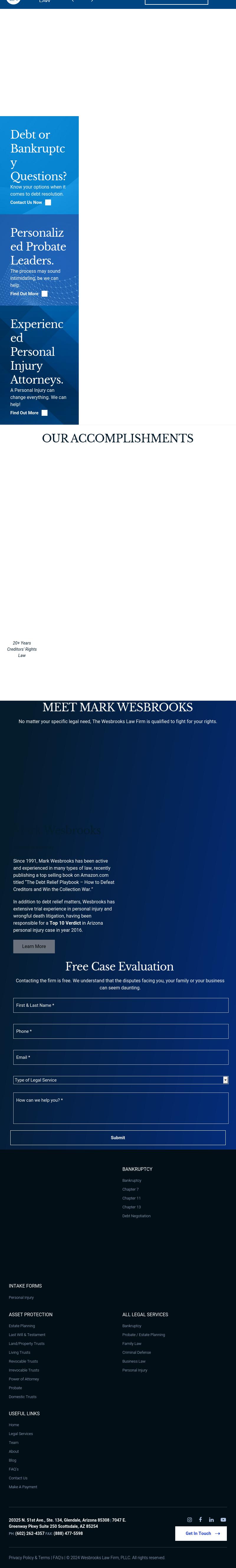 The Wesbrooks Law Firm, PLLC - Peoria AZ Lawyers