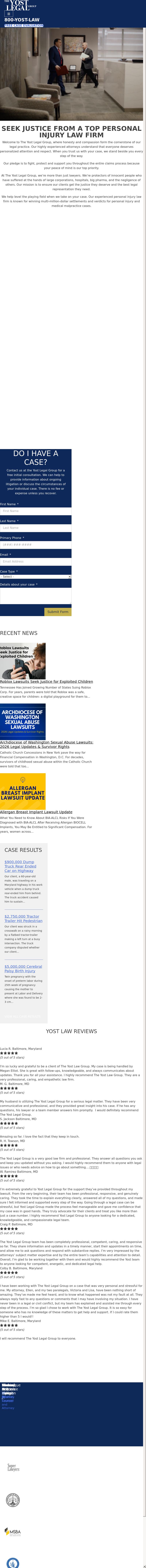 The Yost Legal Group - Baltimore MD Lawyers