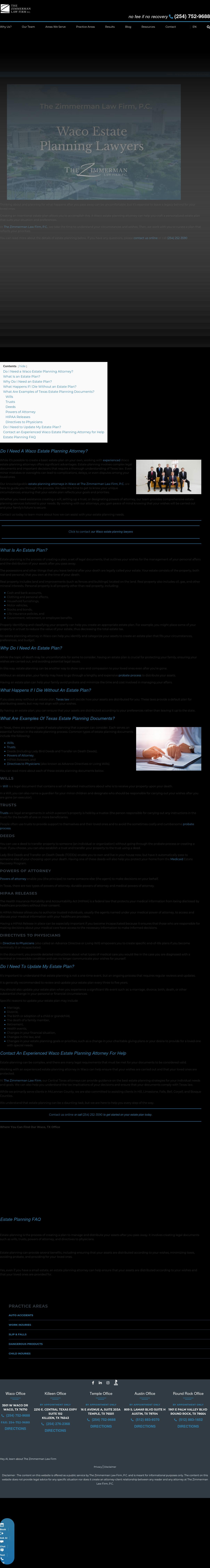 The Zimmerman Law Firm, P.C. - Waco TX Lawyers