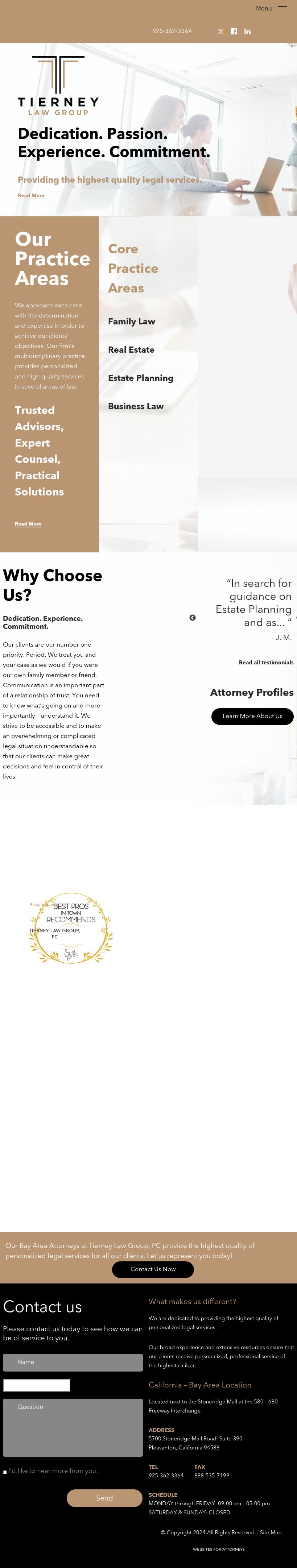 Tierney Law Group, PC - Pleasanton CA Lawyers