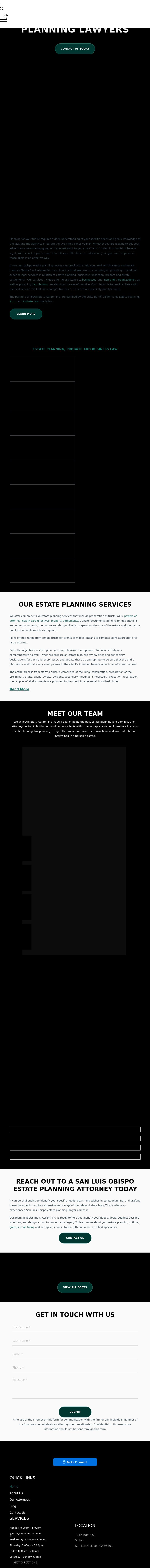 Toews Bio & Abram, Inc. - San Luis Obispo CA Lawyers