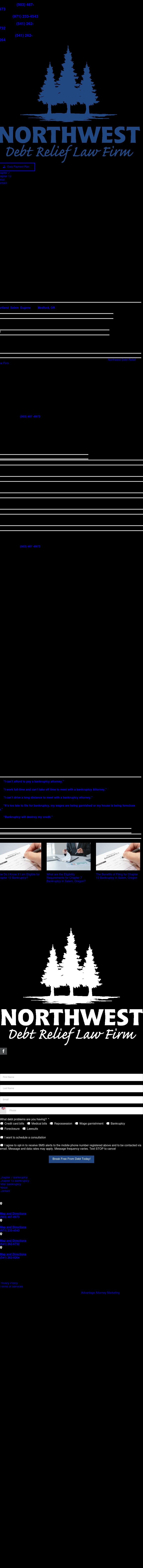 Northwest Debt Relief Law Firm - Seattle WA Lawyers