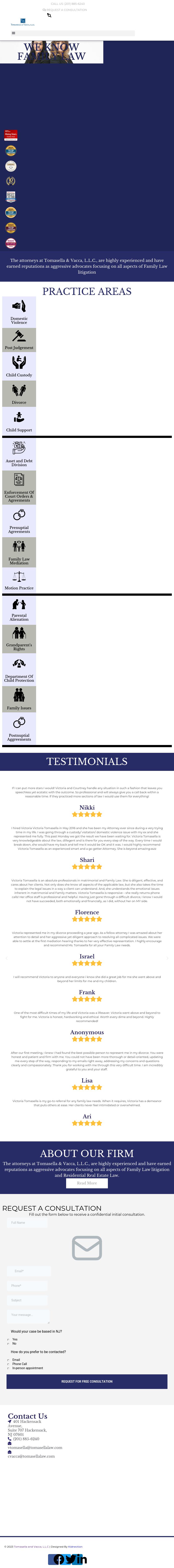 Tomasella & Vacca LLC - Hackensack NJ Lawyers