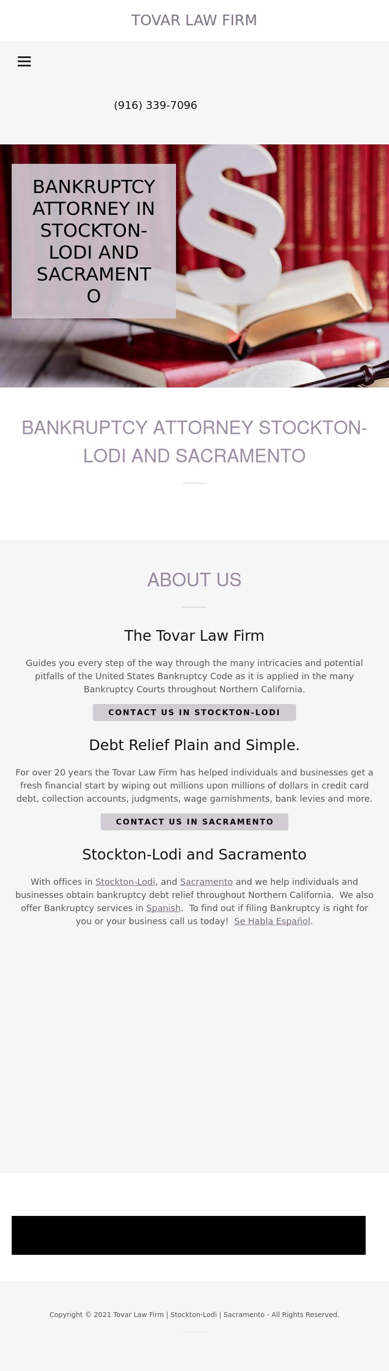 Tovar Law Firm - Stockton CA Lawyers