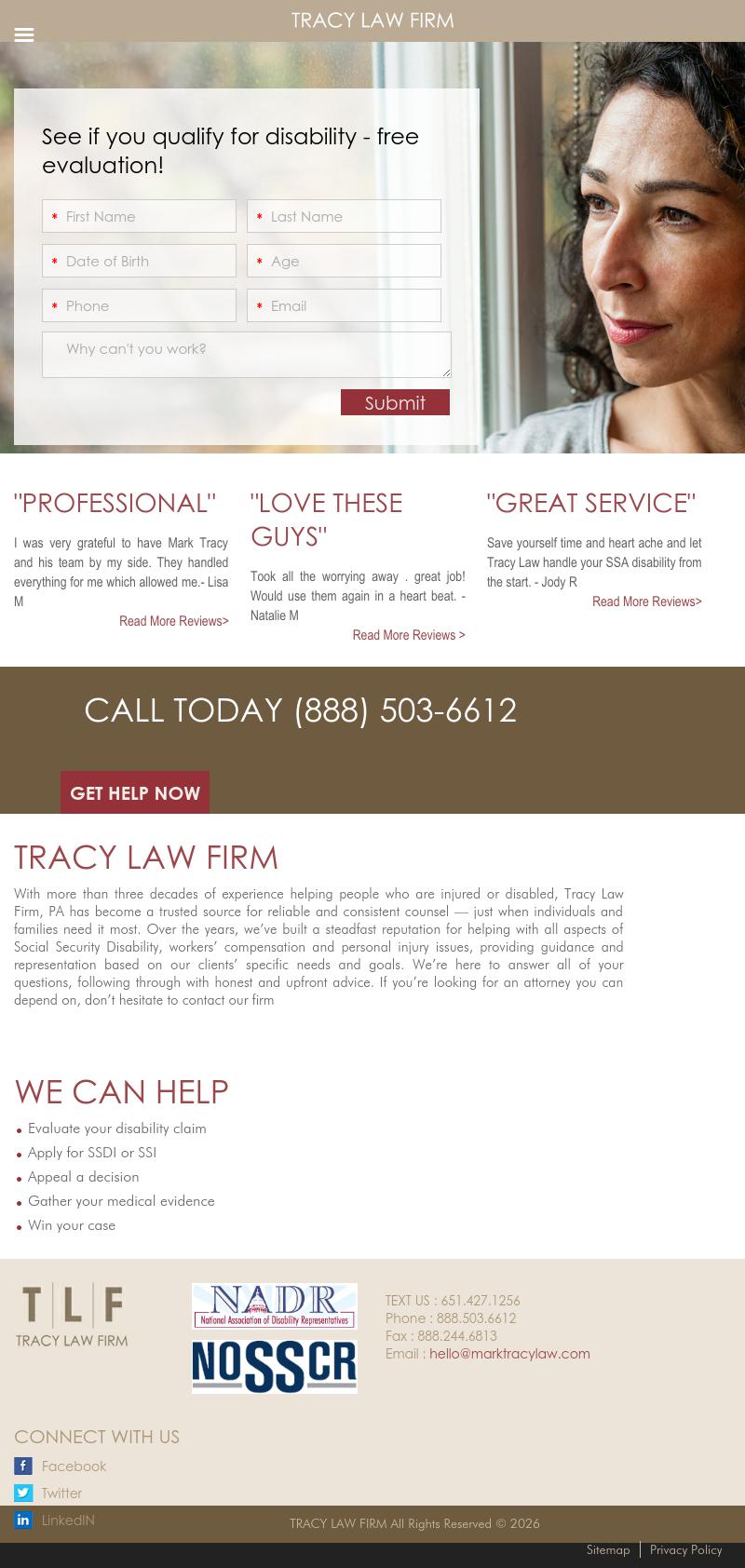 Tracy Law Firm PA - Saint Paul MN Lawyers